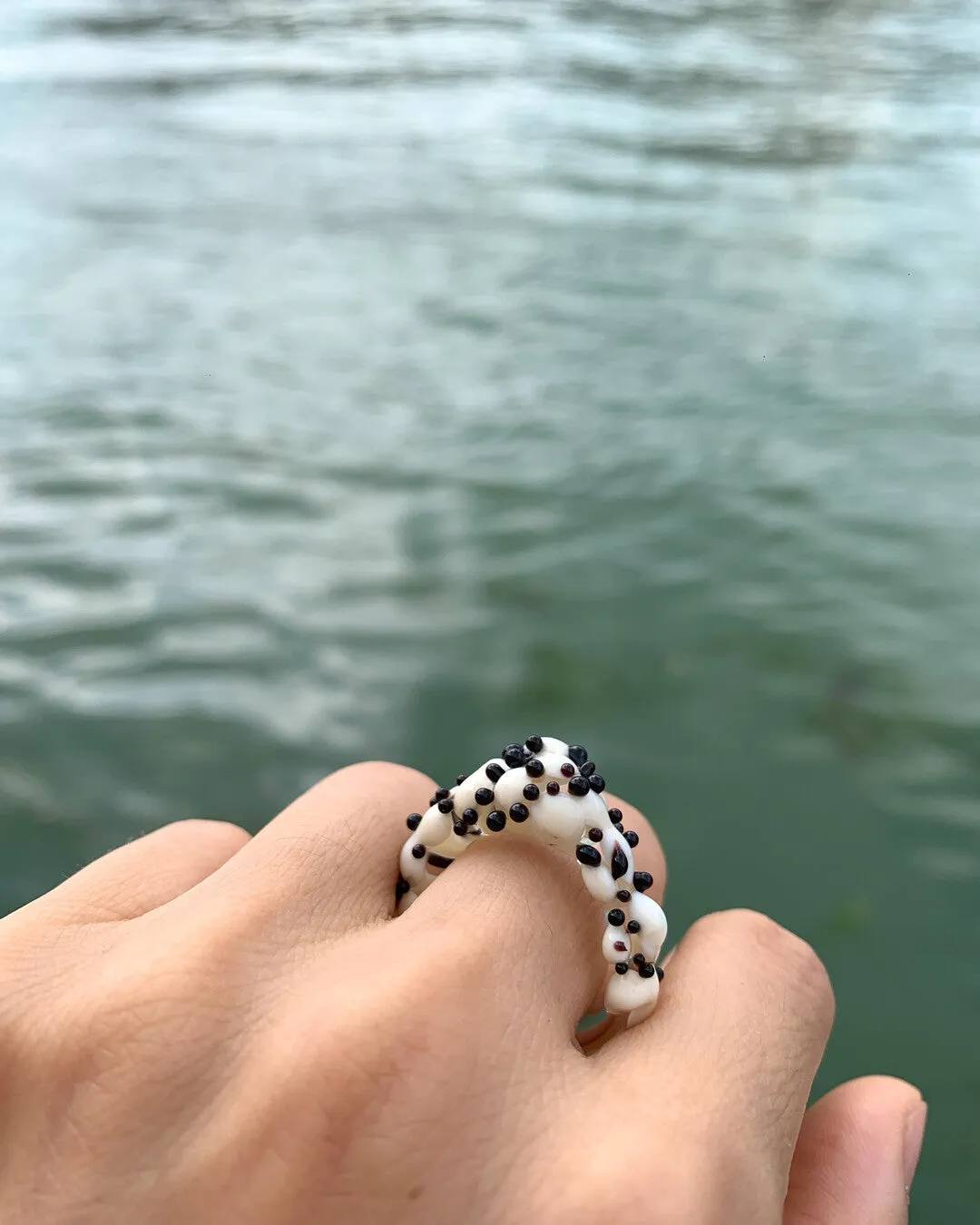Botanic Clash - Murano glass ring