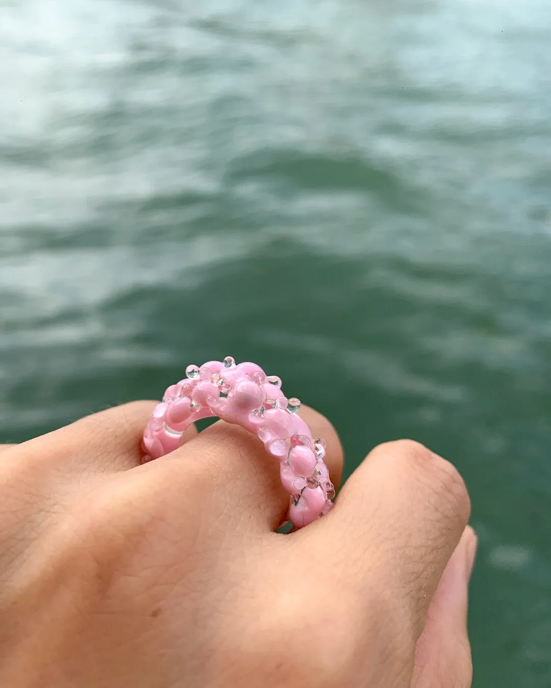 Botanic Clash - Murano glass ring