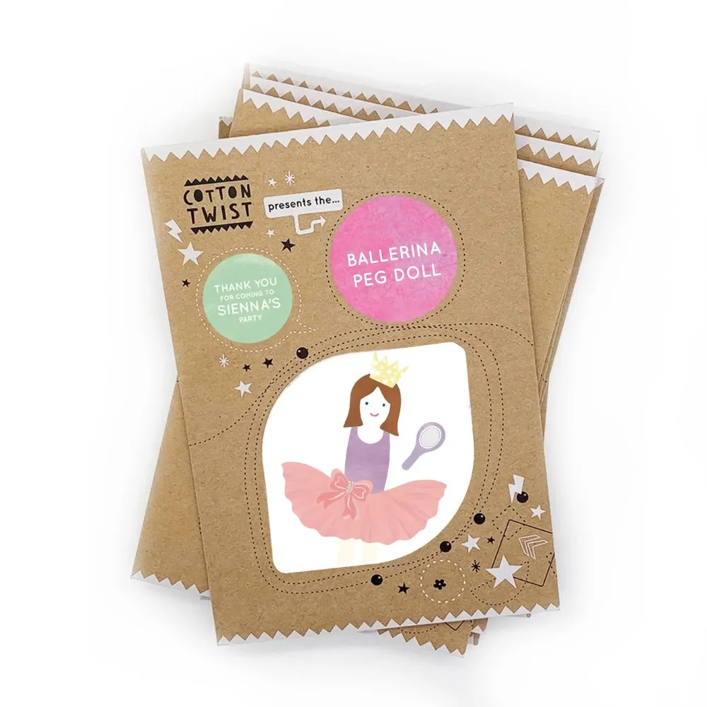 Cotton Twist Make Your Own Ballerina Peg Doll