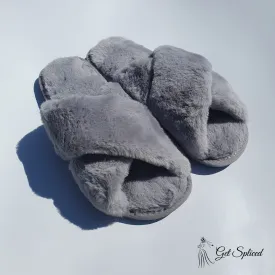 Crossover Bridal Slippers