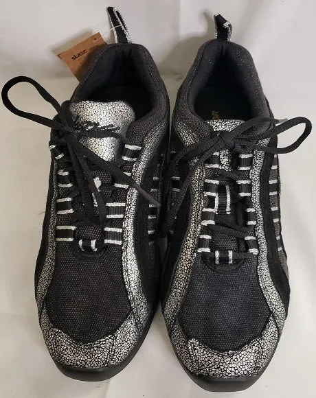 Electron -- Split Sole Dancesneaker -- Black/Silver