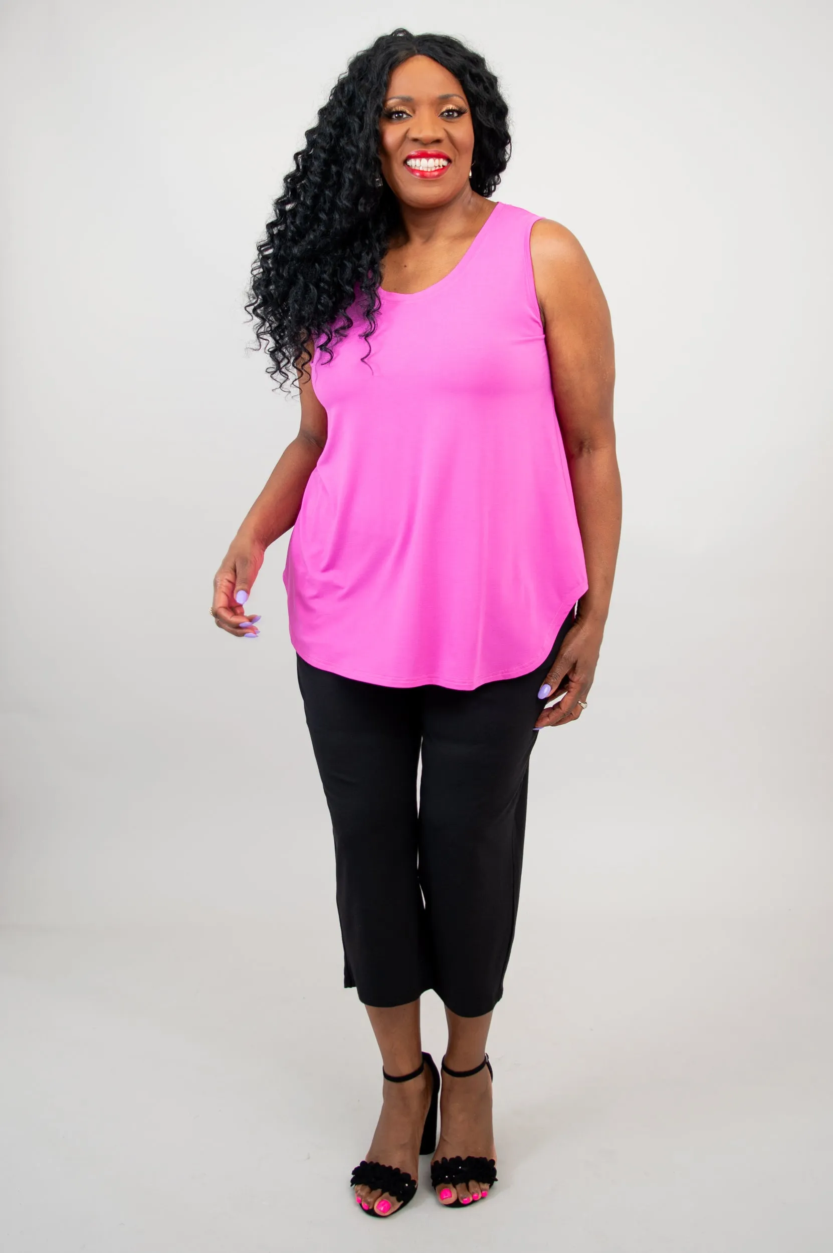 Jazz Tank, Pink, Bamboo