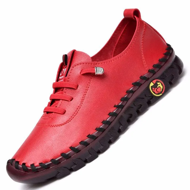 Owlkay Autumn Women's Elastic Soft-Sole Flat Casual Shoes