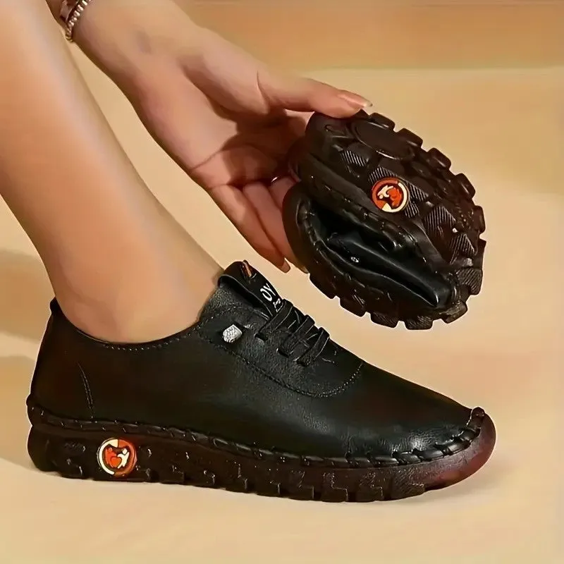 Owlkay Autumn Women's Elastic Soft-Sole Flat Casual Shoes