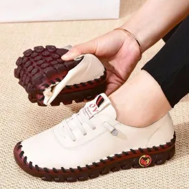 Owlkay Autumn Women's Elastic Soft-Sole Flat Casual Shoes